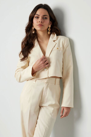 Cropped blazer - pink  h5 Picture2